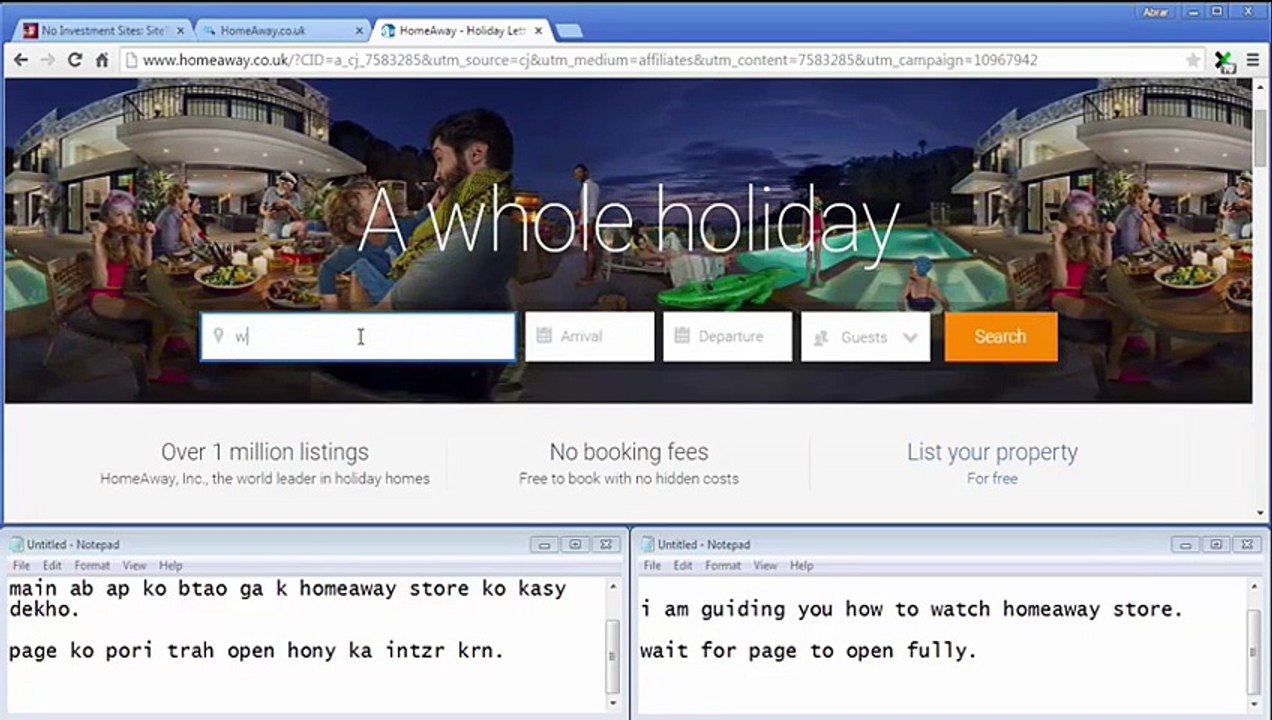 home away working guide