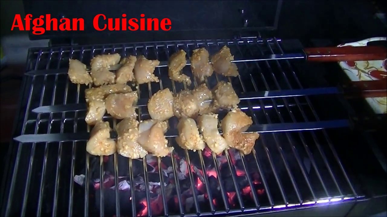 Afghan Chicken Kabob Recipe 'Afghan Cuisine' - Afghan food