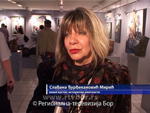Otvorena izložba slika i skulptura, 22. maj 2015. (RTV Bor)