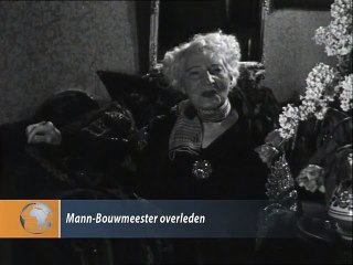 Mann-Bouwmeester overleden - 1939