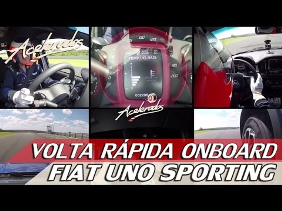 FIAT UNO SPORTING - VOLTA RÁPIDA ONBOARD #36 COM RUBENS BARRICHELLO | ACELERADOS