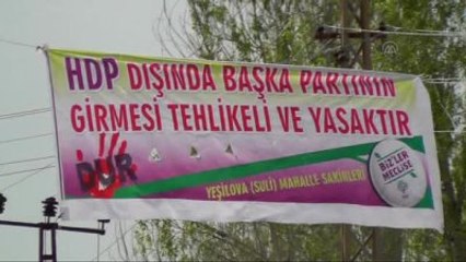 Erciş'te "Tehdit" İçerikli Pankarta Tepki