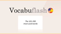 Learn Spanish - The 101 - 200 most used words in Spanish