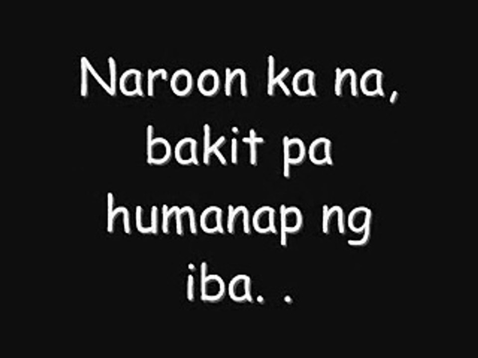 KUNG MAIBABALIK KO LANG(LYRICS)