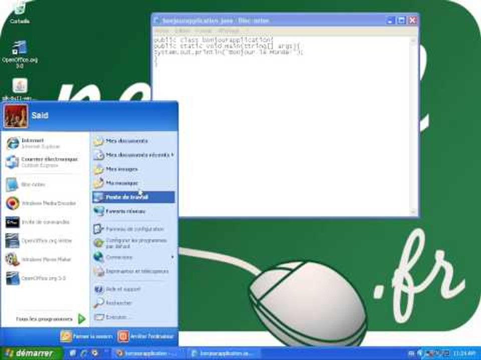 Mon premier programme java