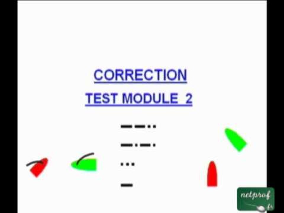 Permis Côtier 23 : Test de fin de module 2
