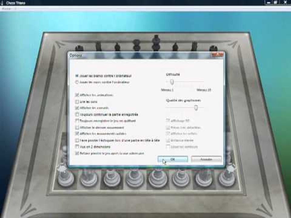 Jeu d'échecs 2 : Règles de déplacement des pions