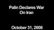 Palin Declares War on Iran