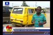 Commuters decry state of Lagos Badagry Expressway