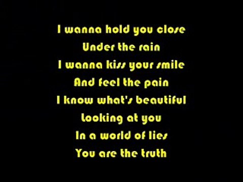 When You Tell Me That You Love Me Lyrics On Screen by Diana Ross