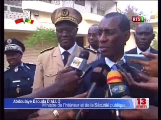 visite de courtoisie du ministre de l'interieur à archevêque de Dakar  Benjamin Ndiaye