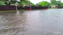 Widespread flooding took place across Corpus Christi