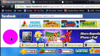 DRAGON CITY HACK DE ORO como sacar el facebook id y user key OCTUBRE 2013 HD ACTUALIZADO