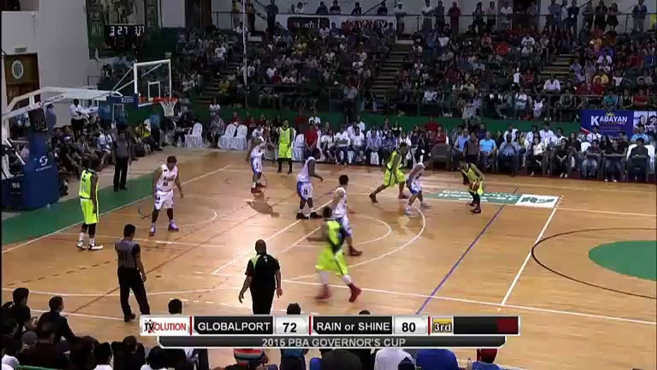 Famous goes up with d big slam  Rain or Shine vs Global Port Governor's Cup May 22,2015
