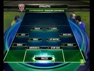 Athletic Sevilla 3-0    04 03 2009 Semifinal de Copa Resumen