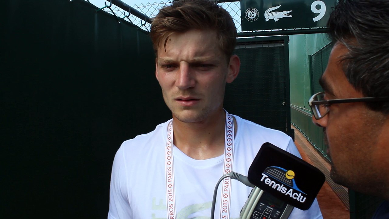 Roland-Garros 2015 - David Goffin : "La Belgique du tennis se porte bien"