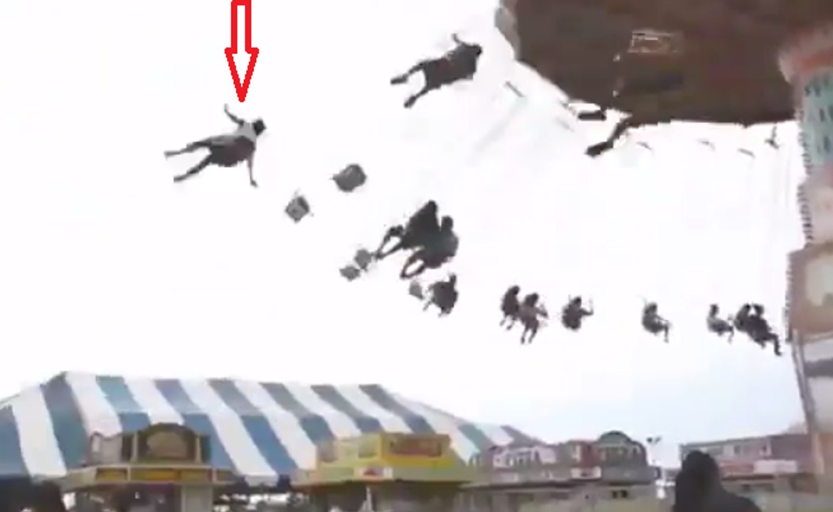 OMG..!!! Man Fallen from the Swing.