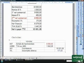 07.2 Enregistrement des factures