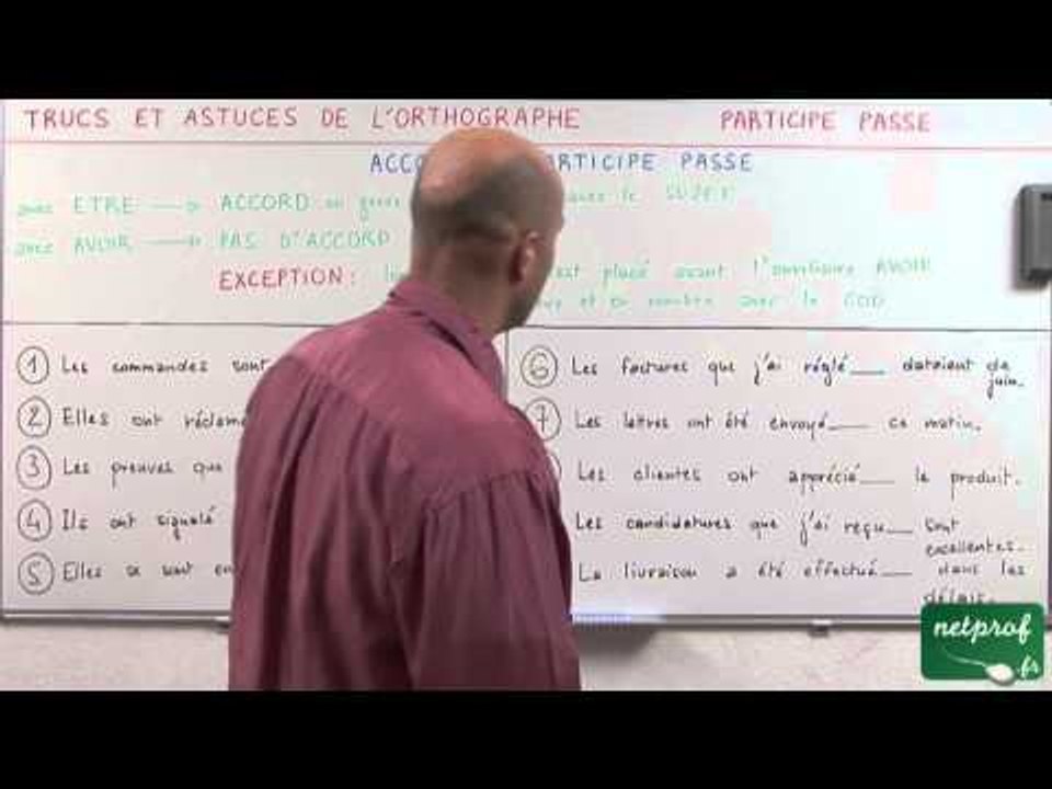 Accord du participe passé