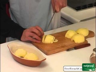 Fine pie with apples