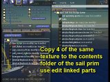 SECOND LIFE TUTORIAL Windsurfing Sail Prims How to Rig It Right