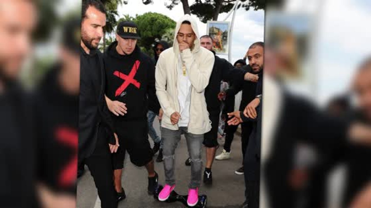 Chris Brown sorgt für Aufsehen in Cannes
