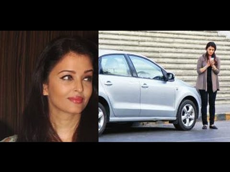 Aishwarya Spotted While Shooting for 'Jazbaa'