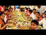 Amitabh Bachchan Having Dinner In Gold Plates With Kalyan Jewellers Family