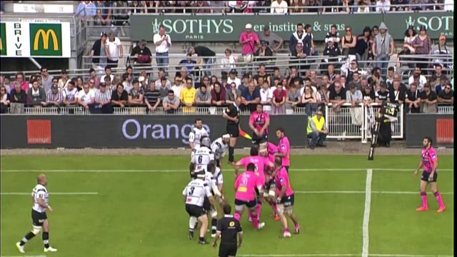 TOP14 - Brive - Paris: Essai Arnaud Mignardi (BRI) - J26 - Saison 2014/2015