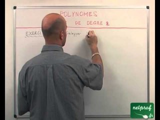 20 Polynômes : formule de degré 2