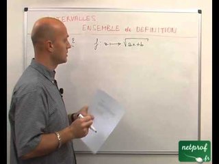 01 Fonctions : intervalles et ensemble de définition