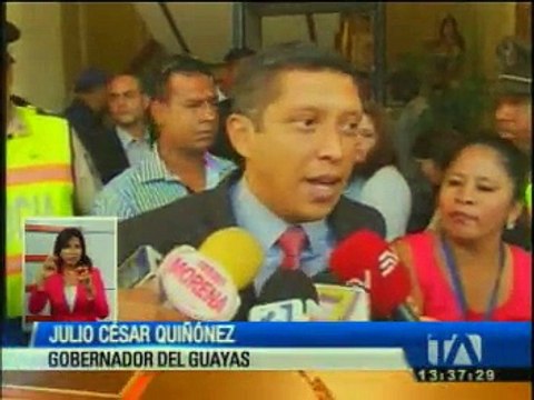 Julio César Quiñónez asumió su despacho como Gobernador