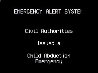 EAS: Texas Amber Alert
