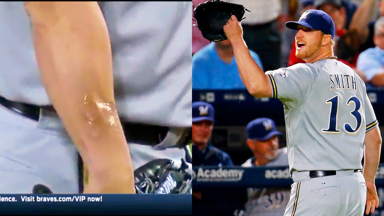 Brewers Pitcher Will Smith Gets Ejected for Foreign Substance on Arm