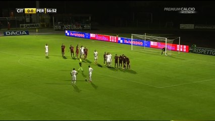 0-1 Fabinho amazing Free-Kick Goal - Cittadella vs Perugia - Serie B 22.05.2015