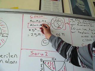 DAİRE VE ÇEMBERDE ALAN HESAPLAMALARI