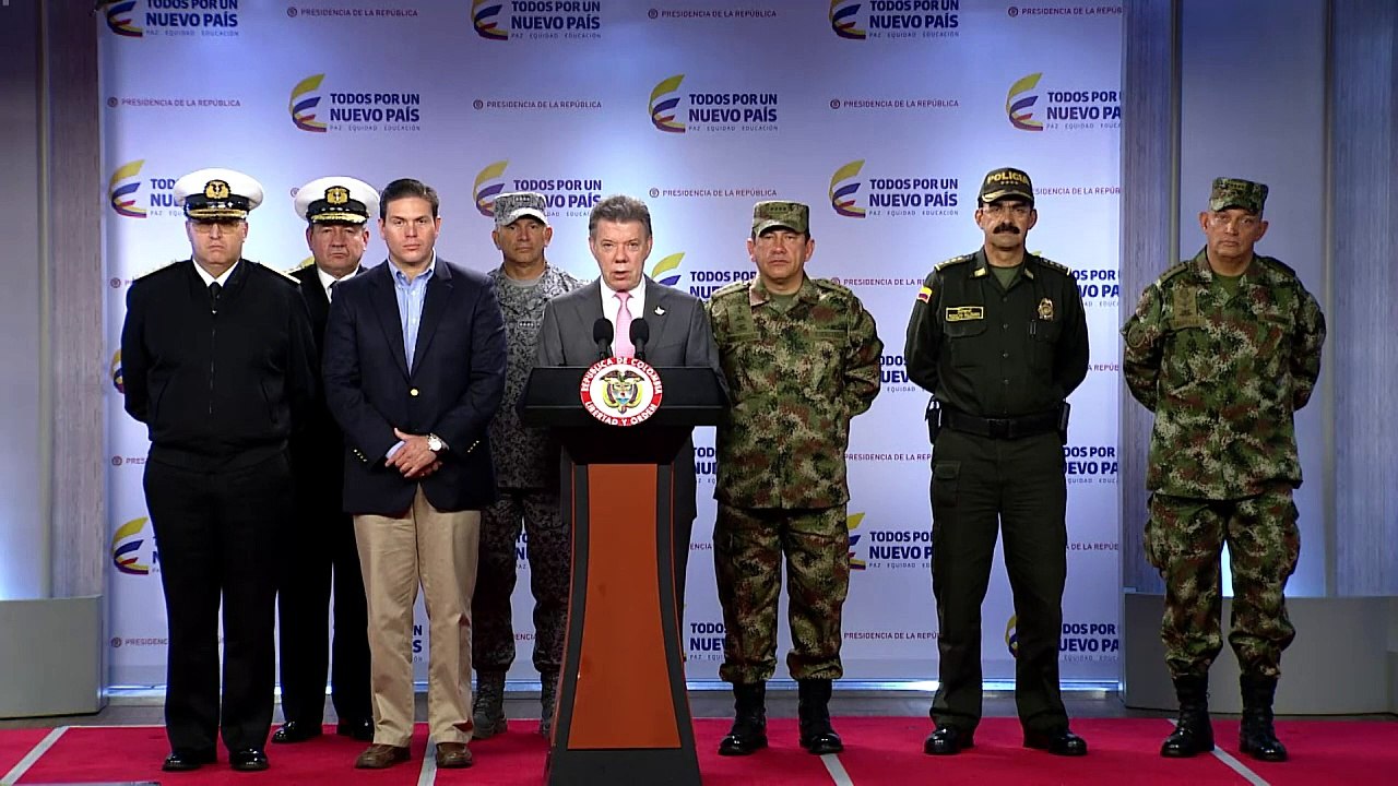 Santos defiende bombardeo a las FARC