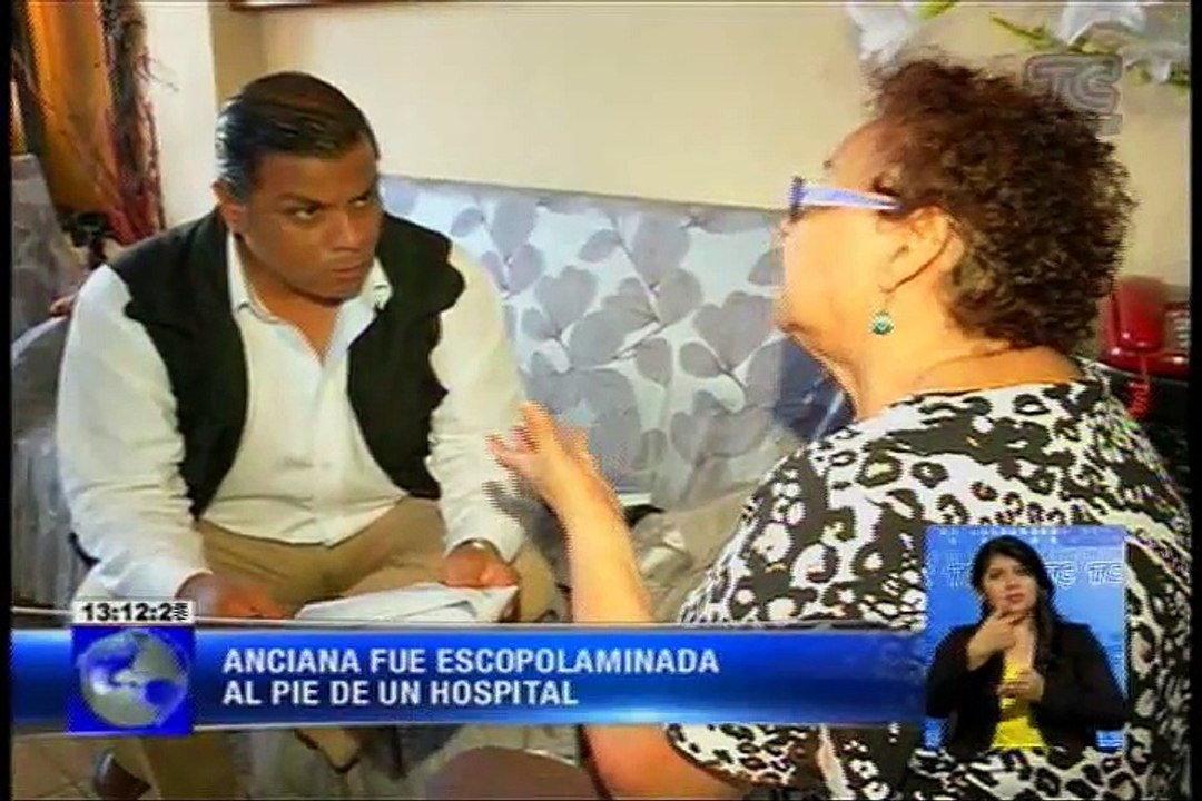 Mujer de 71 años drogada con escopolamina en Guayaquil
