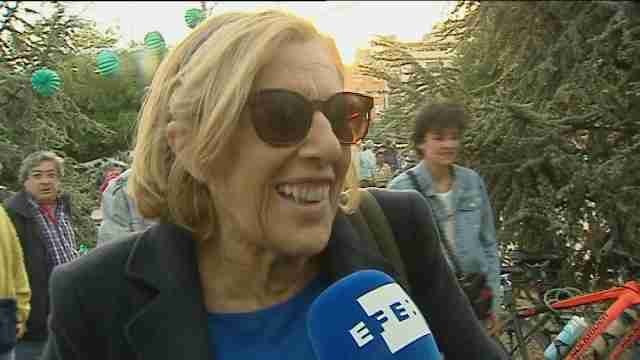 M. Carmena: Aguirre y yo nos hemos dado un beso y un gran abrazo