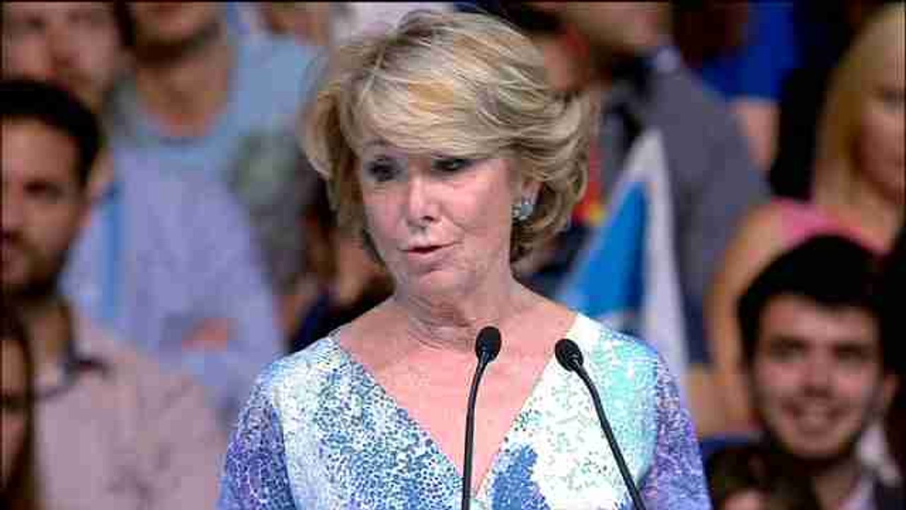 Aguirre pide votar al PP como nunca para plantar cara a Podemos