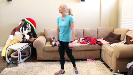 Jenna Marbles -Тренировка в домашних условиях
