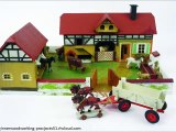 Children toy farm equipment, animals - Niños Maquinaria de construcción de juguetes, animales