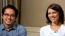 The Walking Dead: Steven Yeun and Lauren Cohan