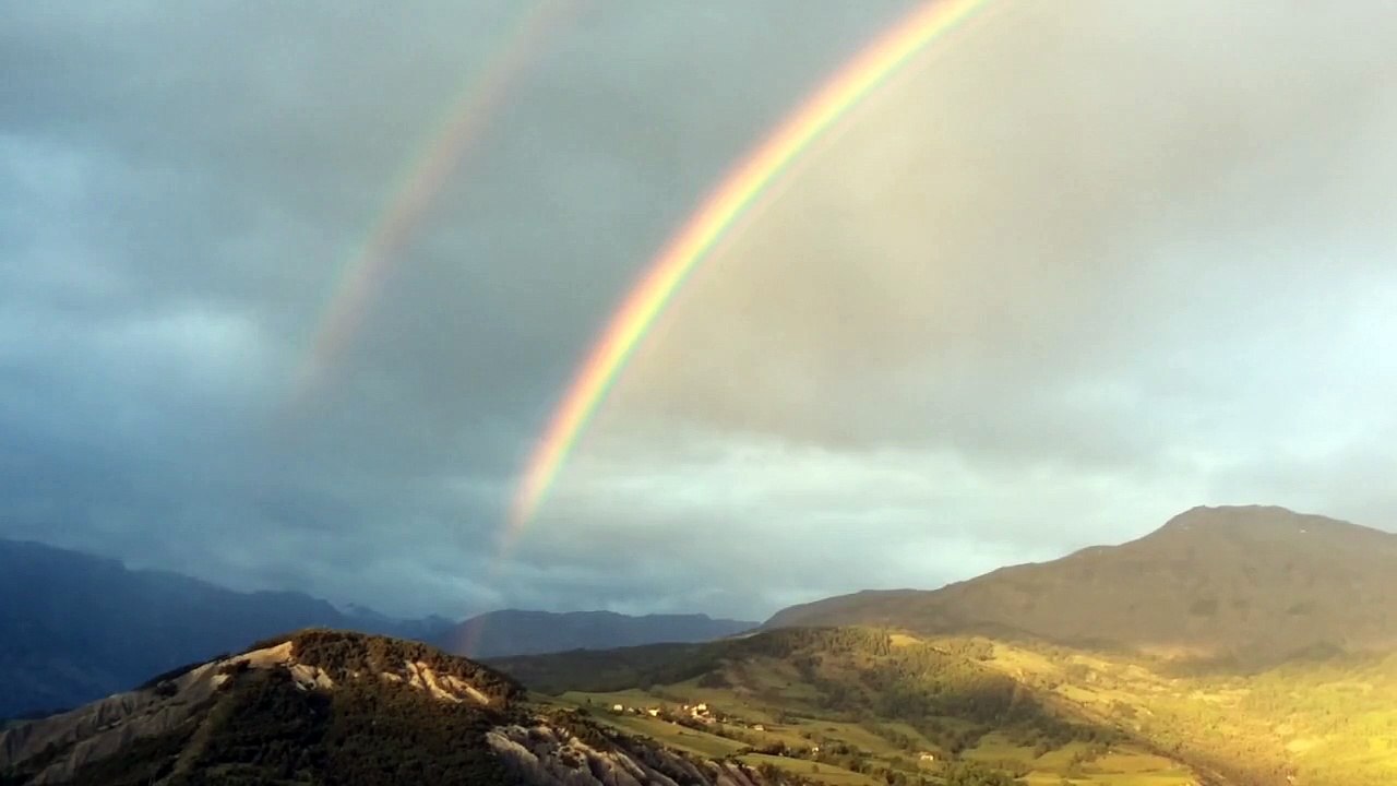 Cadeau du ciel dans les Alpes-De-Haute-Provence ...