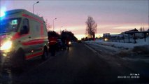 avārija Balvos 15.03.2013 / car crash in Balvi