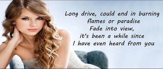STYLE - TAYLOR SWIFT LYRICS VIDEO ( sub4sub)