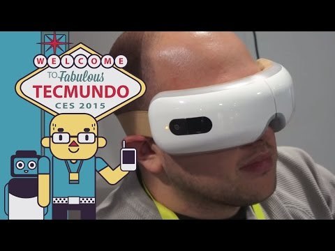 Experimentamos o massageador de olhos iSee4 [CES 2015] - Tecmundo