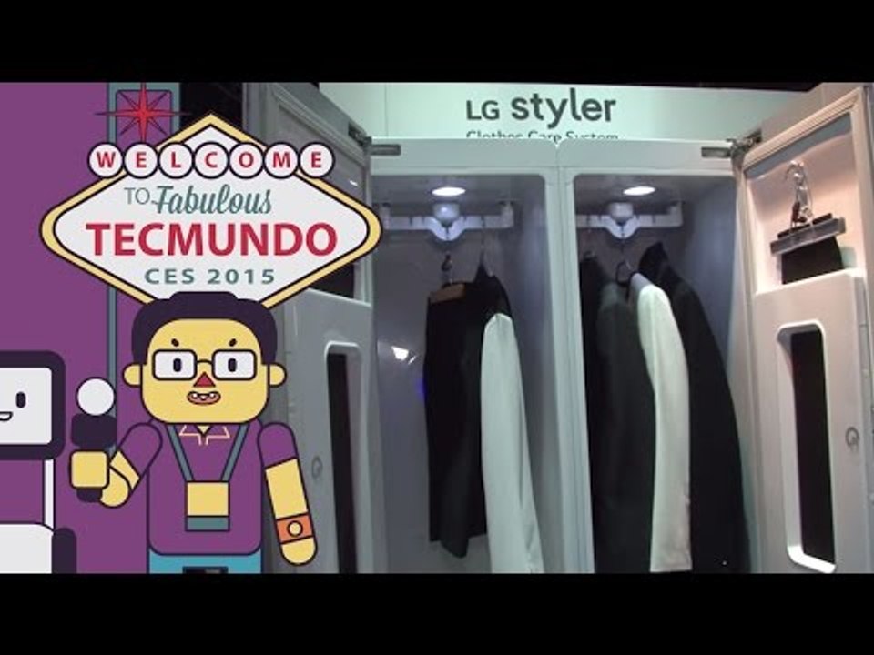 Guarda-roupas tecnológico da LG mantém suas roupas limpas e cheirosas [CES 2015] - Tecmundo