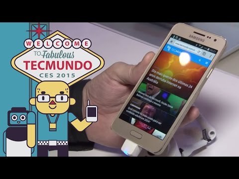 Conferimos o Samsung Galaxy A3 e o A5 [CES 2015] - Tecmundo