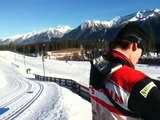 Petra Majdic and Others On Course in the Women's Sprint Qualifier in Canmore